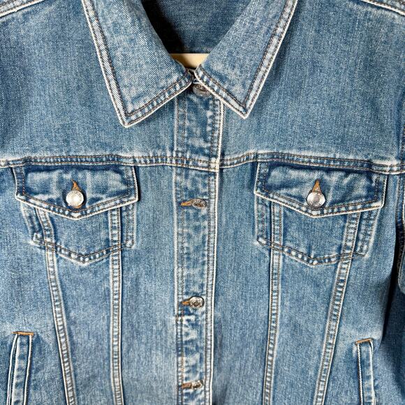 Ralph Lauren Jeans Co Women's 2X Button Front Denim Jean Jacket 100% Cotton - Picture 7 of 12